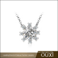 OUXI Modern Fashion Jewelry Newest Flower Design Gold Necklace